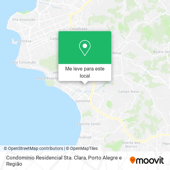Condomínio Residencial Sta. Clara mapa