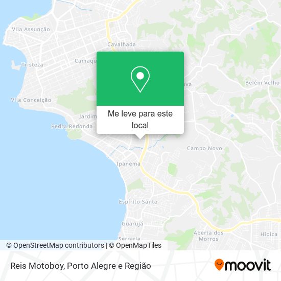 Reis Motoboy mapa