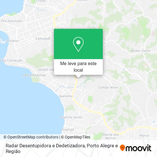 Radar Desentupidora e Dedetizadora mapa