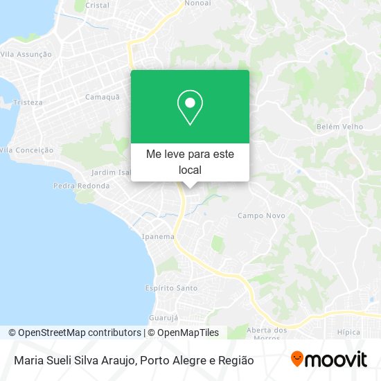 Maria Sueli Silva Araujo mapa