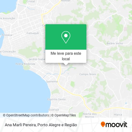Ana Marli Pereira mapa