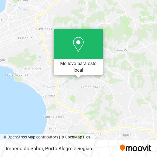 Império do Sabor mapa