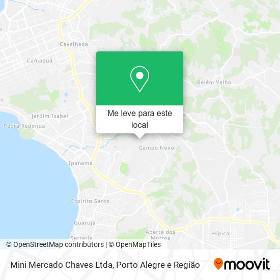 Mini Mercado Chaves Ltda mapa