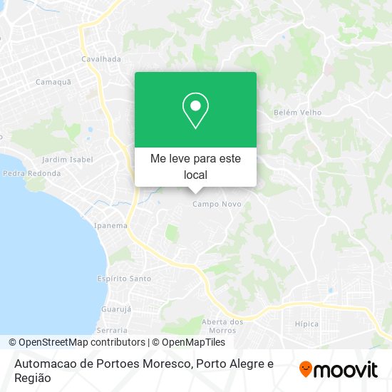 Automacao de Portoes Moresco mapa