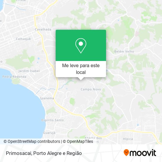 Primosacai mapa