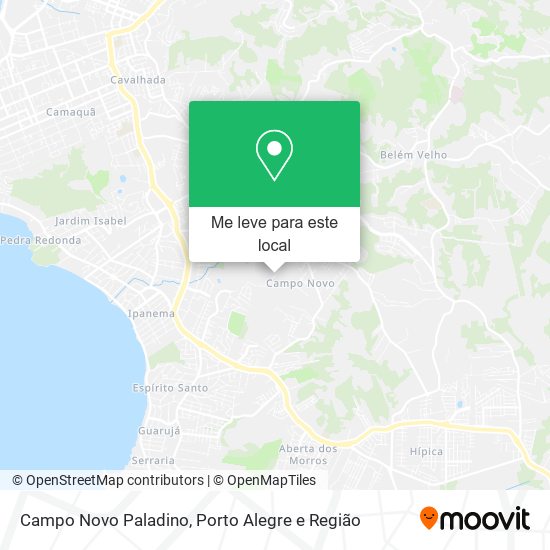 Campo Novo Paladino mapa