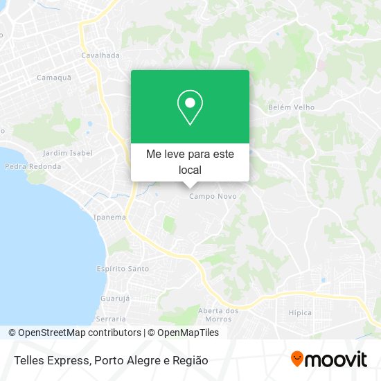 Telles Express mapa