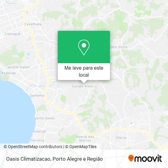 Oasis Climatizacao mapa
