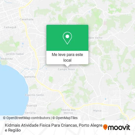 Kidmais Atividade Fisica Para Criancas mapa