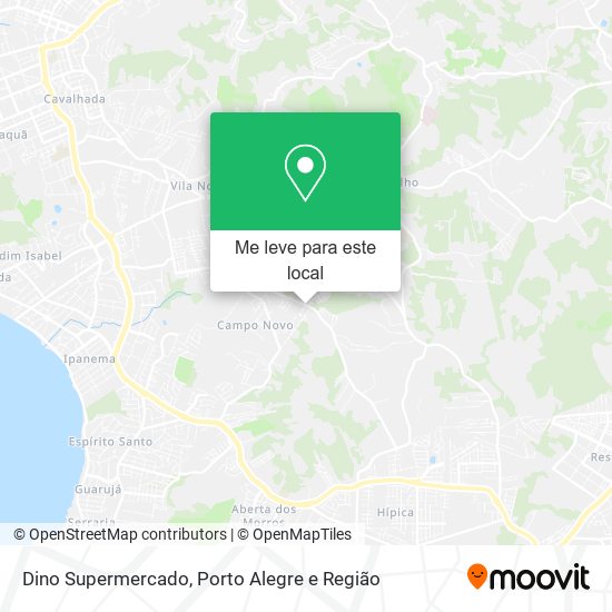 Dino Supermercado mapa