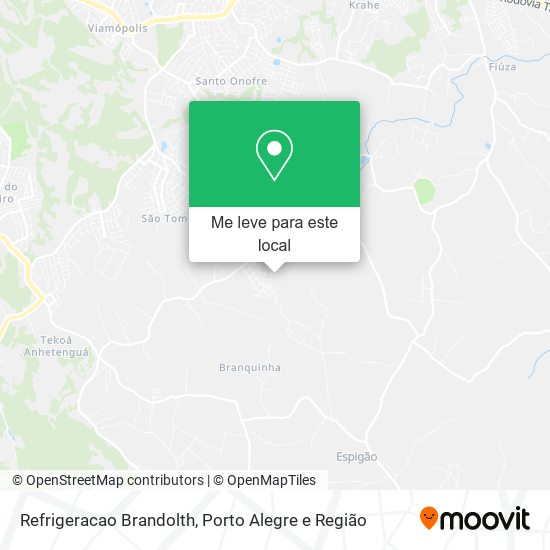 Refrigeracao Brandolth mapa