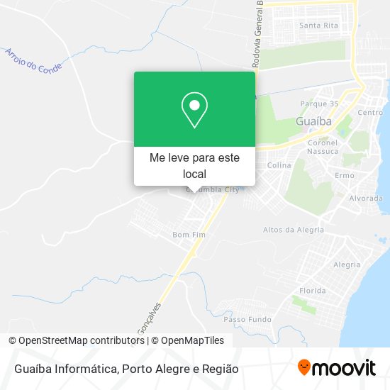 Guaíba Informática mapa