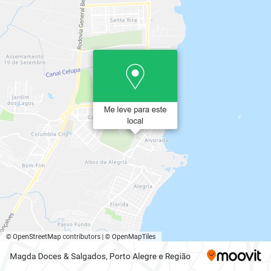 Magda Doces & Salgados mapa