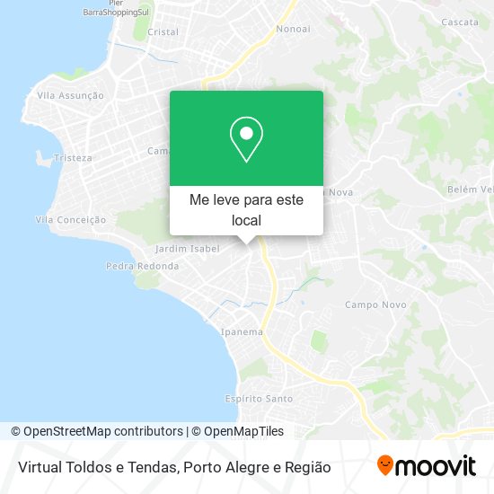 Virtual Toldos e Tendas mapa