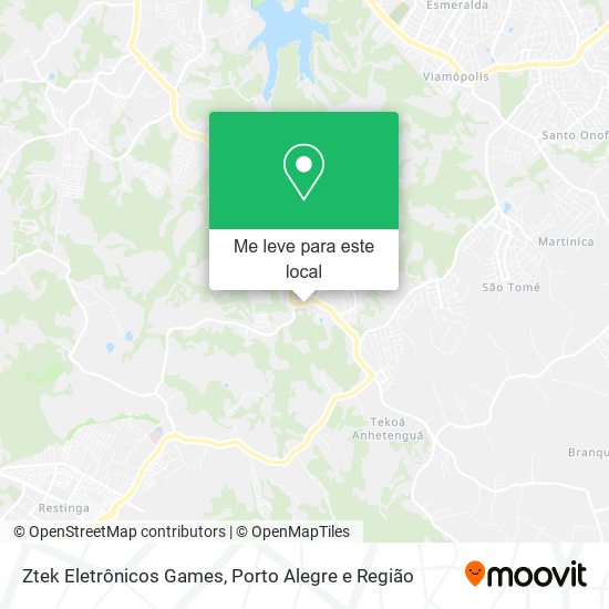 Ztek Eletrônicos Games mapa