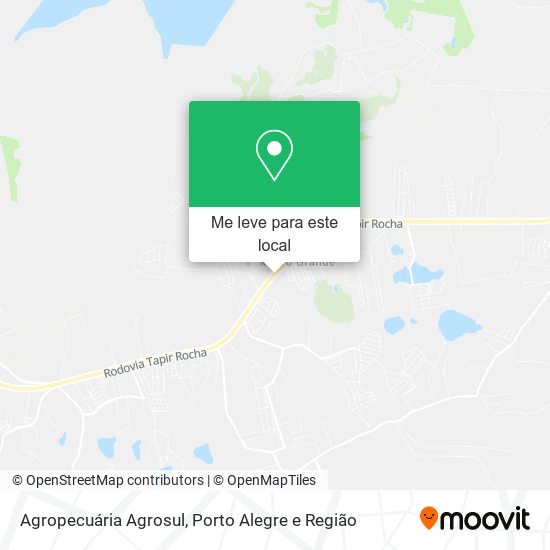 Agropecuária Agrosul mapa