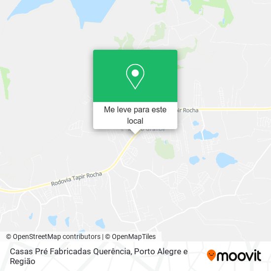 Casas Pré Fabricadas Querência mapa