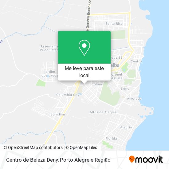 Centro de Beleza Deny mapa