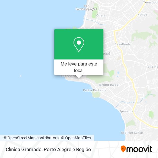 Clínica Gramado mapa