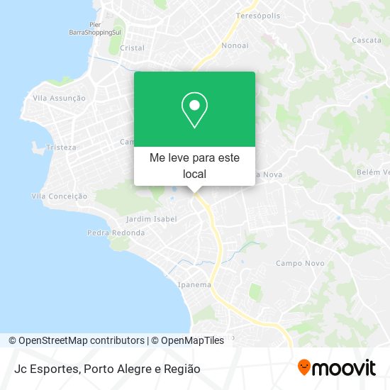 Jc Esportes mapa