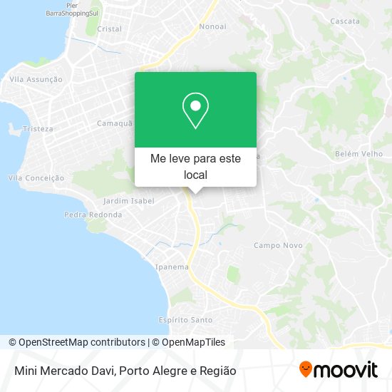 Mini Mercado Davi mapa