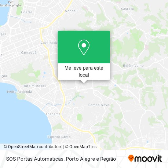SOS Portas Automáticas mapa