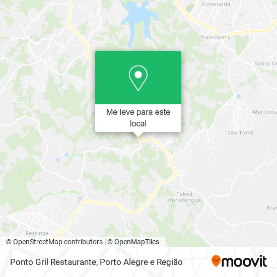Ponto Gril Restaurante mapa