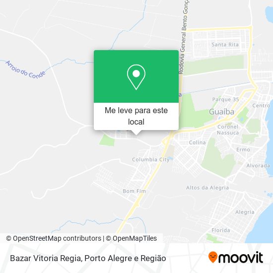 Bazar Vitoria Regia mapa