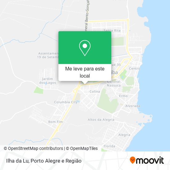 Ilha da Lu mapa