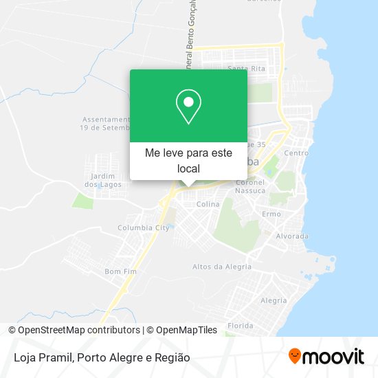 Loja Pramil mapa