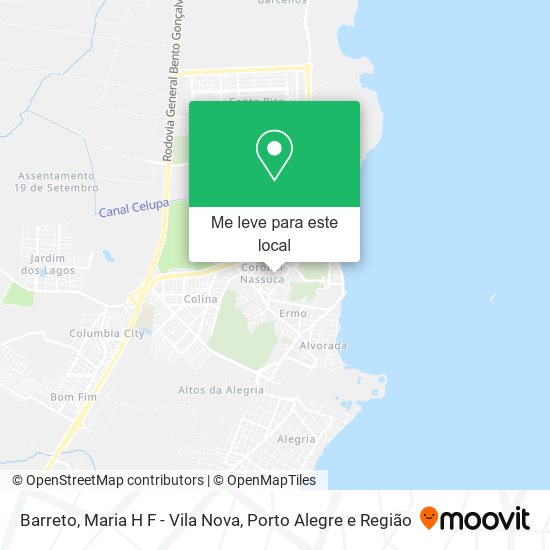 Barreto, Maria H F - Vila Nova mapa