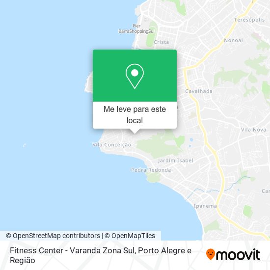 Fitness Center - Varanda Zona Sul mapa