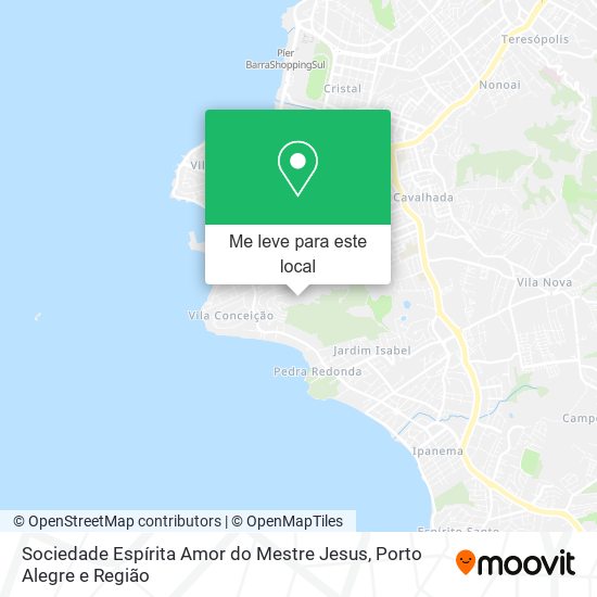 Sociedade Espírita Amor do Mestre Jesus mapa