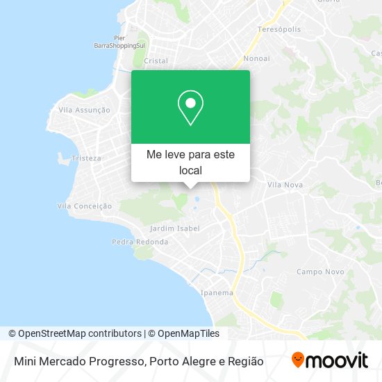 Mini Mercado Progresso mapa