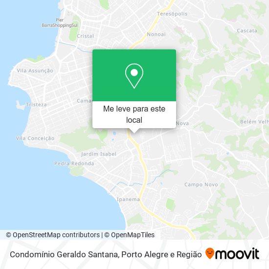 Condomínio Geraldo Santana mapa