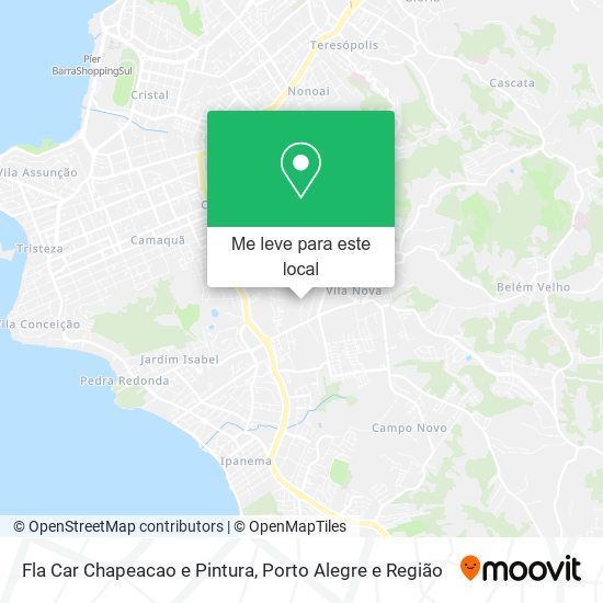 Fla Car Chapeacao e Pintura mapa