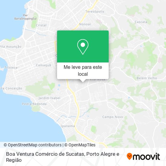 Boa Ventura Comércio de Sucatas mapa