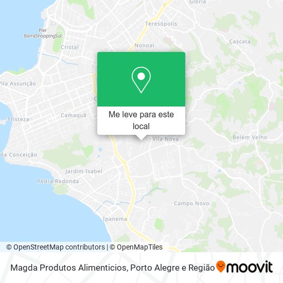 Magda Produtos Alimenticios mapa