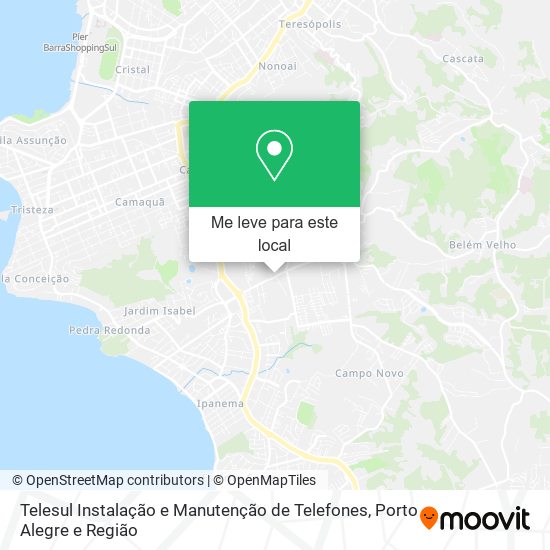 Telesul Instalação e Manutenção de Telefones mapa