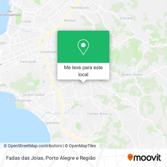 Fadas das Joias mapa