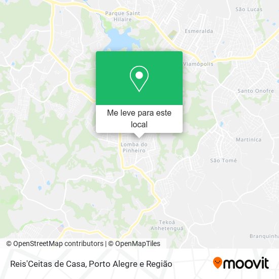 Reis'Ceitas de Casa mapa