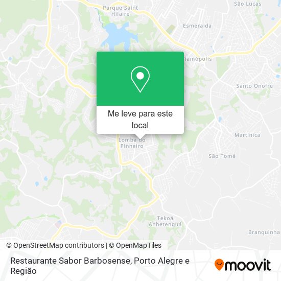 Restaurante Sabor Barbosense mapa