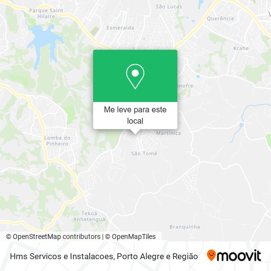 Hms Servicos e Instalacoes mapa