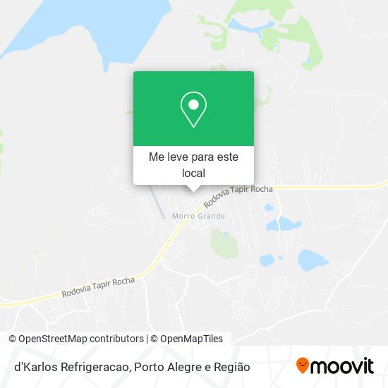 d'Karlos Refrigeracao mapa