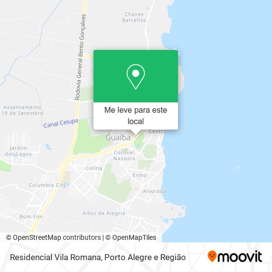 Residencial Vila Romana mapa