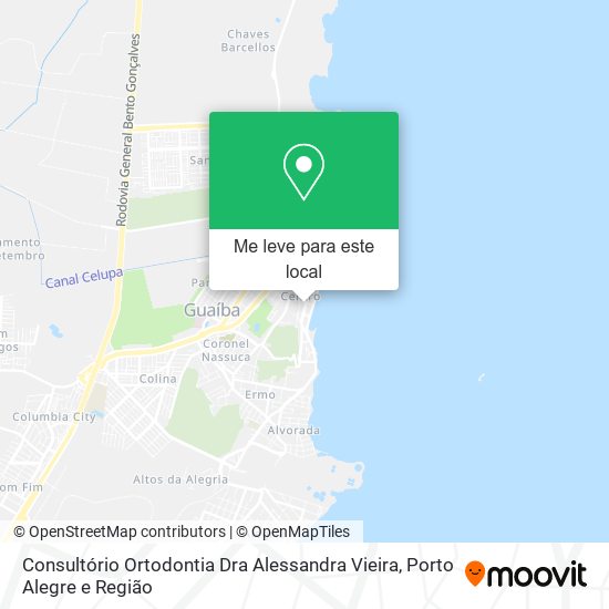 Consultório Ortodontia Dra Alessandra Vieira mapa