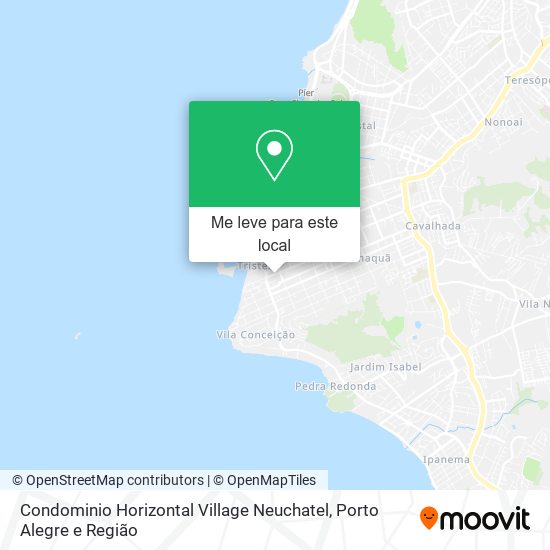 Condominio Horizontal Village Neuchatel mapa