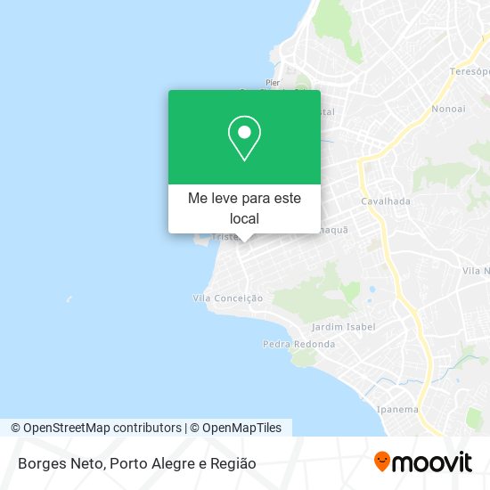 Borges Neto mapa