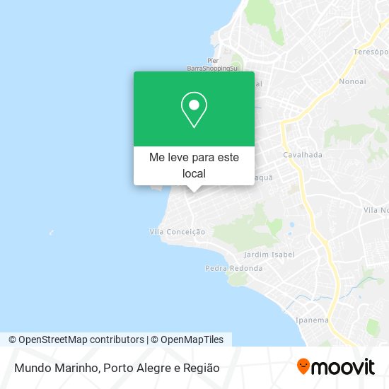 Mundo Marinho mapa