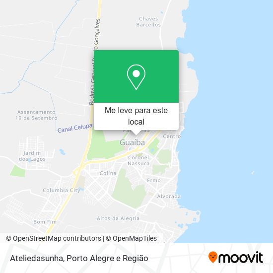 Ateliedasunha mapa